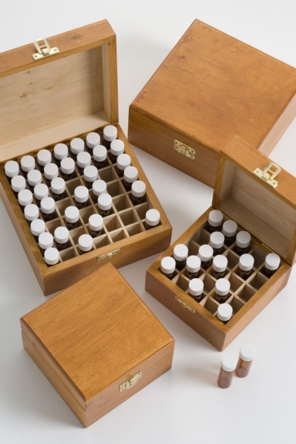 wooden boxes for homeopathy products