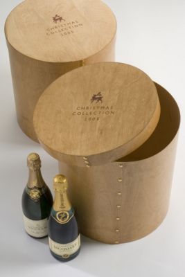 Plywood Round Food Hamper Boxes